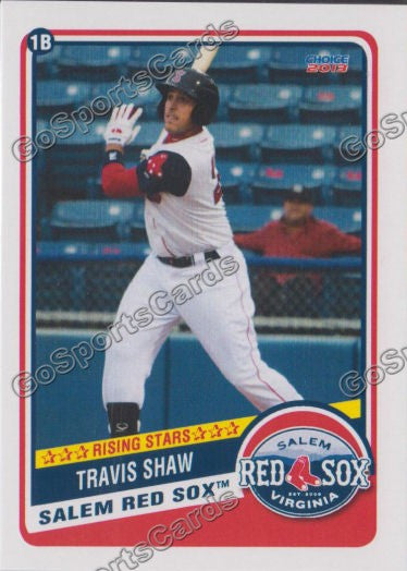 2013 Salem Red Sox Travis Shaw