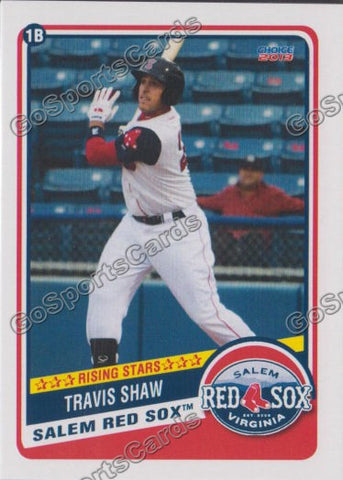 2013 Salem Red Sox Travis Shaw