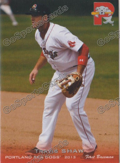 2013 Portland Sea Dogs Travis Shaw