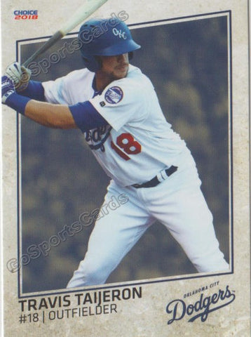 2018 Oklahoma City Dodgers Travis Taijeron