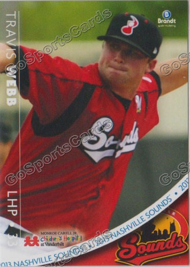 2013 Nashville Sounds Travis Webb