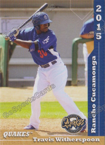 2015 Rancho Cucamonga Quakes Travis Witherspoon