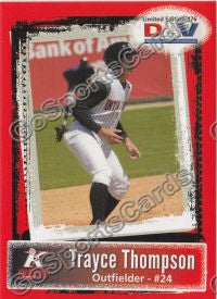 2011 Kannapolis Intimidators DAV Trayce Thompson