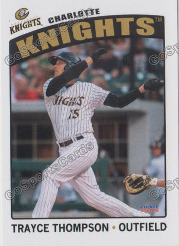2015 Charlotte Knights Trayce Thompson