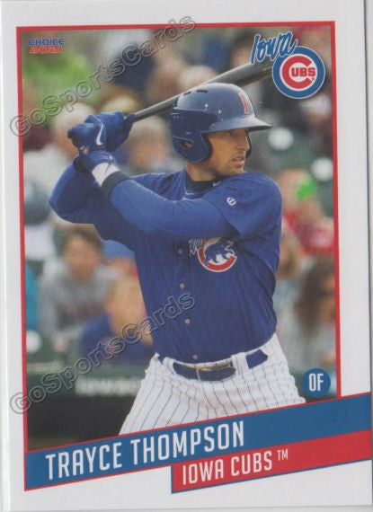 2021 Iowa Cubs Trayce Thompson