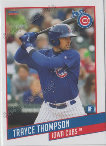 2021 Iowa Cubs Trayce Thompson