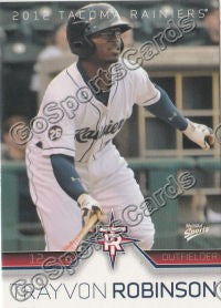 2012 Tacoma Rainiers Trayvon Robinson