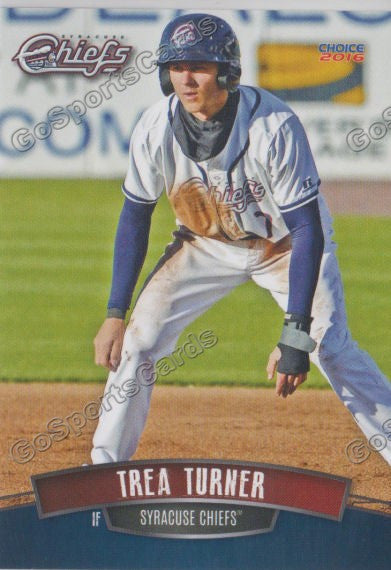 2016 Syracuse Chiefs Trea Turner