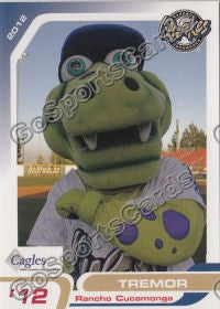 2012 Rancho Cucamonga Quakes Tremor Mascot