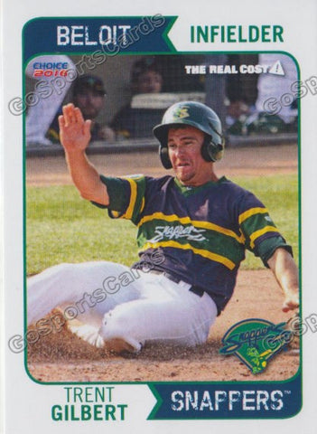 2016 Beloit Snappers Trent Gilbert