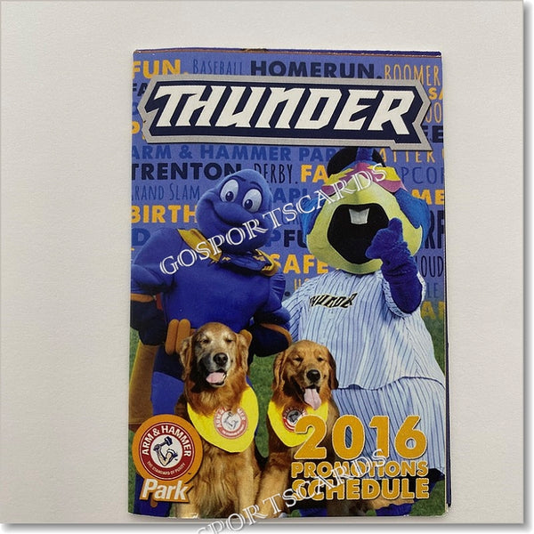 2016 Trenton Thunder Pocket Schedule