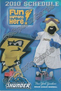 2010 Trenton Thunder Pocket Schedule