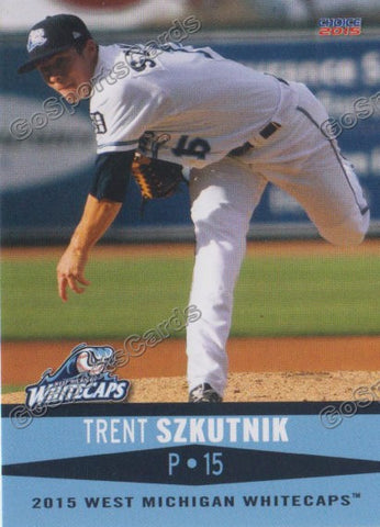 2015 West Michigan Whitecaps Trent Szkutnik