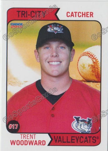 2015 Tri City ValleyCats Trent Woodward