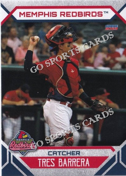 2023 Memphis Redbirds Tres Barrera