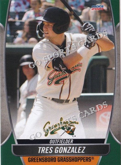 2023 Greensboro Grasshoppers Tres Gonzalez
