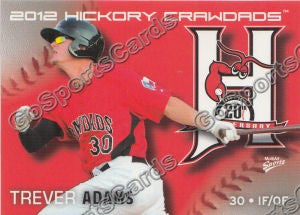 2012 Hickory Crawdads Trever Adams