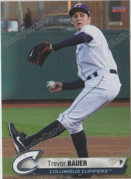 2014 Columbus Clippers Trevor Bauer