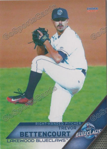 2017 Lakewood BlueClaws Trevor Bettencourt