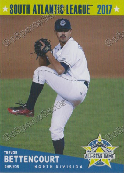2017 South Atlantic League All Star ND Trevor Bettencourt