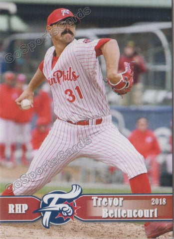 2018 Reading Fightin Phils Trevor Bettencourt