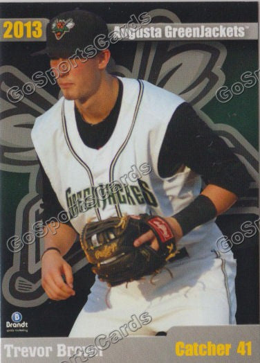 2013 Augusta Greenjackets Trevor Brown