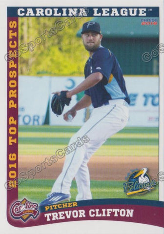 2016 Carolina League Top Prospect Trevor Clifton