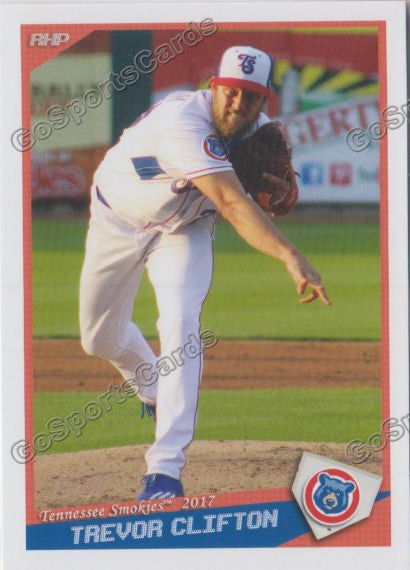 2017 Tennessee Smokies Trevor Clifton