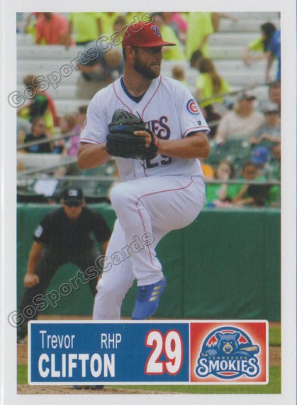 2018 Tennessee Smokies Trevor Clifton