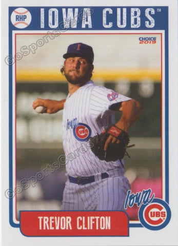 2019 Iowa Cubs Trevor Clifton