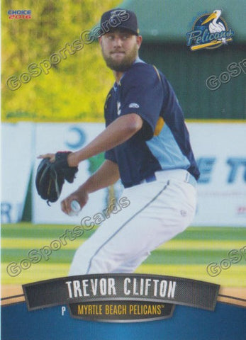2016 Myrtle Beach Pelicans Trevor Clifton