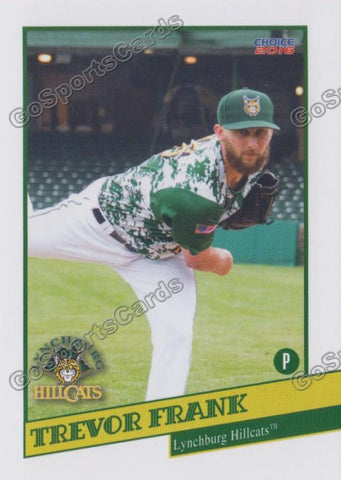 2016 Lynchburg Hillcats Trevor Frank