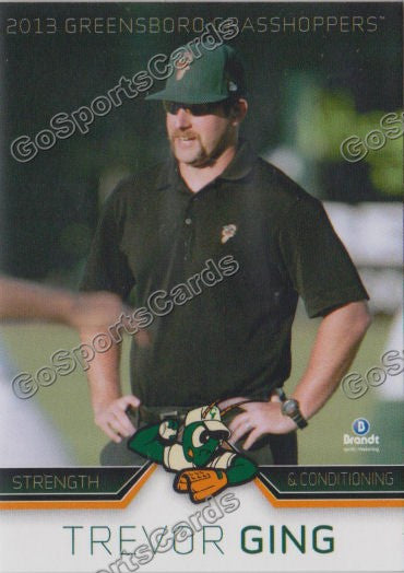 2013 Greensboro Grasshoppers Trevor Ging