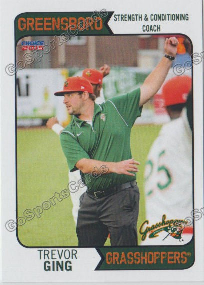 2015 Greensboro Grasshoppers Trevor Ging