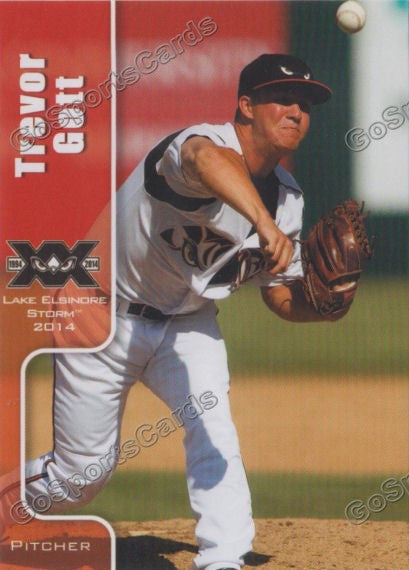 2014 Lake Elsinore Storm Trevor Gott
