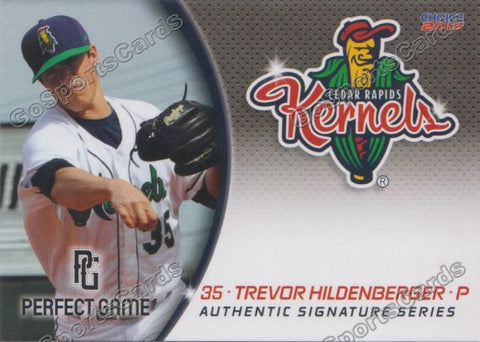 2015 Cedar Rapids Kernels Trevor Hildenberger