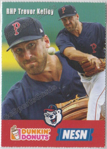 2018 Pawtucket Red Sox Dunkin Donuts SGA Trevor Kelley