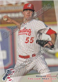 2012 Reading Phillies 2nd Trevor May