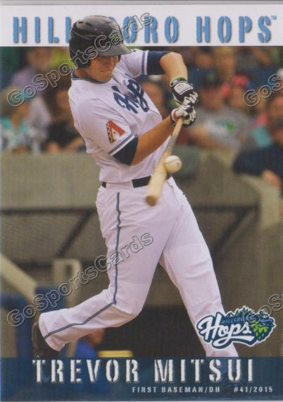 2015 Hillsboro Hops Trevor Mitsui