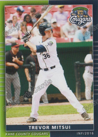 2016 Kane County Cougars Trevor Mitsui