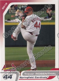 2012 Springfield Cardinals Trevor Rosenthal