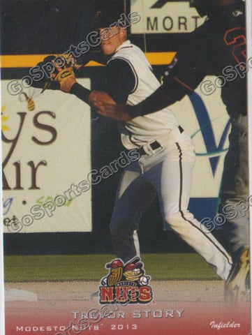 2013 Modesto Nuts Trevor Story