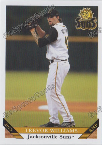2015 Jacksonville Suns Trevor Williams