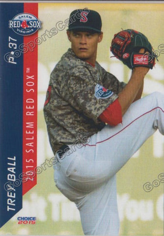 2015 Salem Red Sox Trey Ball