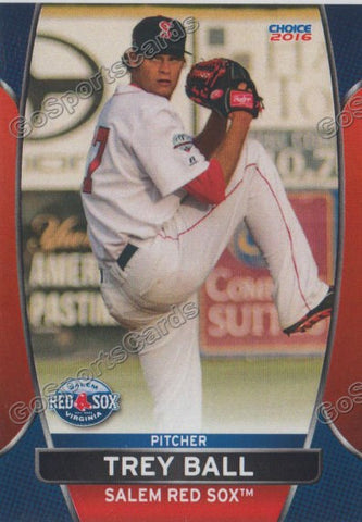 2016 Salem Red Sox Trey Ball