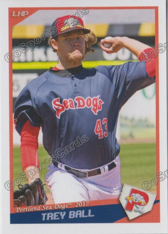 2017 Portland Sea Dogs Trey Ball