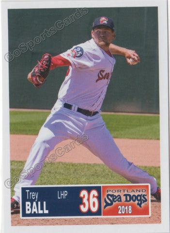 2018 Portland Sea Dogs Trey Ball