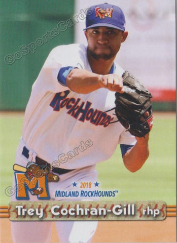 2018 Midland RockHounds Trey Cochran Gill