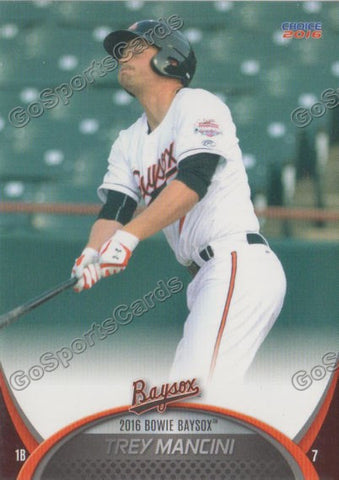 2016 Bowie Baysox Trey Mancini