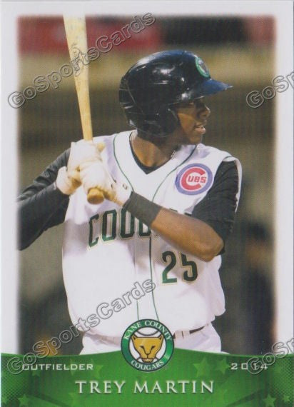 2014 Kane County Cougars Trey Martin